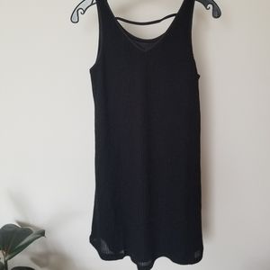 2 for $35*Casual black knit mini dress size M